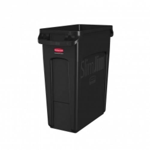 RUBBERMAID Abfallbehälter SLIM JIM 87,0 L 2 Griffe PE